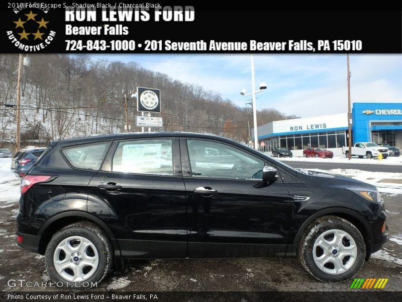 Shadow Black / Charcoal Black 2018 Ford Escape S