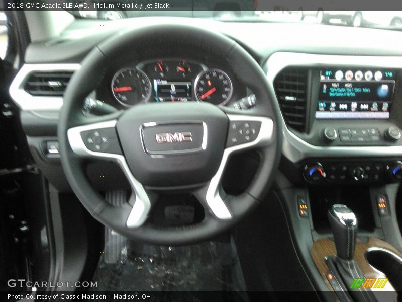 Iridium Metallic / Jet Black 2018 GMC Acadia SLE AWD