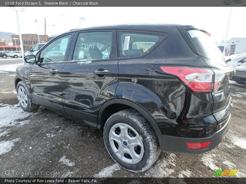 Shadow Black / Charcoal Black 2018 Ford Escape S