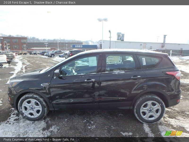 Shadow Black / Charcoal Black 2018 Ford Escape S
