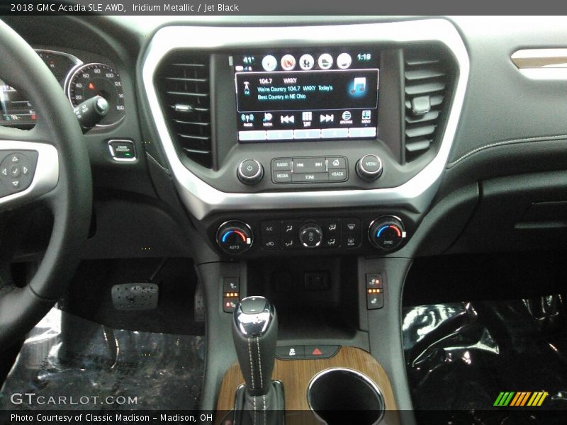 Iridium Metallic / Jet Black 2018 GMC Acadia SLE AWD