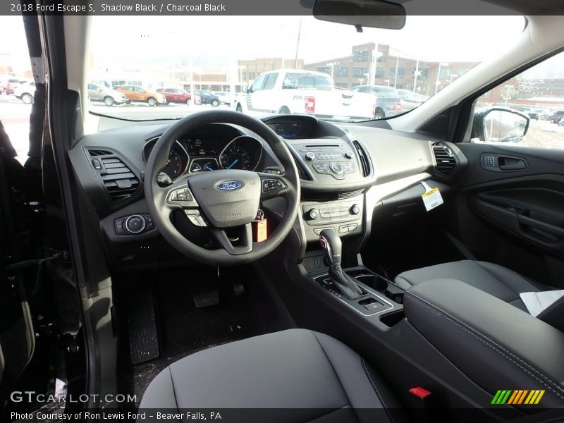 Shadow Black / Charcoal Black 2018 Ford Escape S