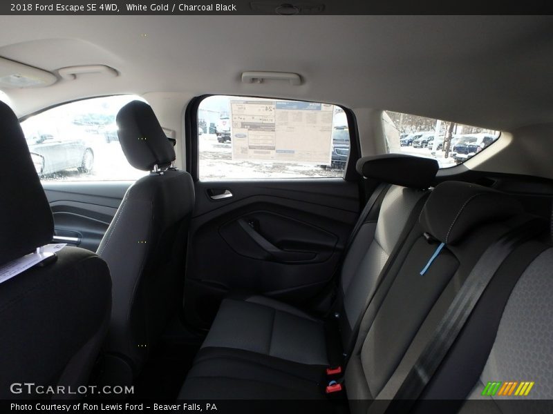 White Gold / Charcoal Black 2018 Ford Escape SE 4WD