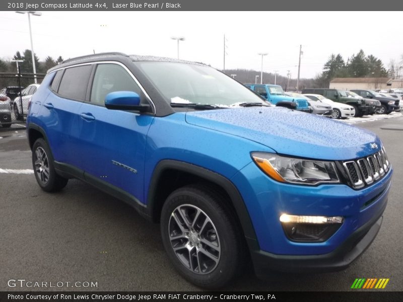 Laser Blue Pearl / Black 2018 Jeep Compass Latitude 4x4