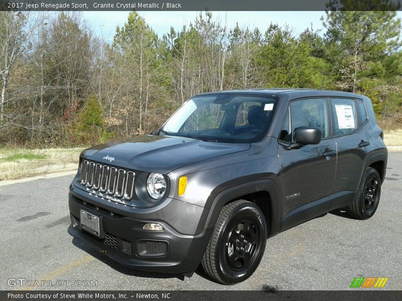 Granite Crystal Metallic / Black 2017 Jeep Renegade Sport