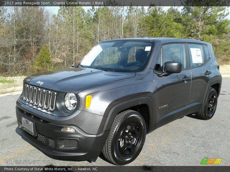 Granite Crystal Metallic / Black 2017 Jeep Renegade Sport