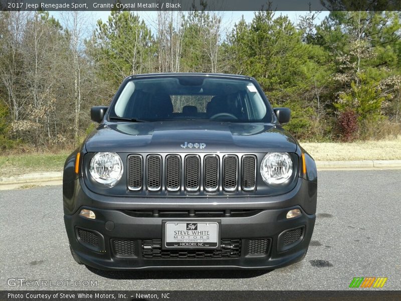 Granite Crystal Metallic / Black 2017 Jeep Renegade Sport