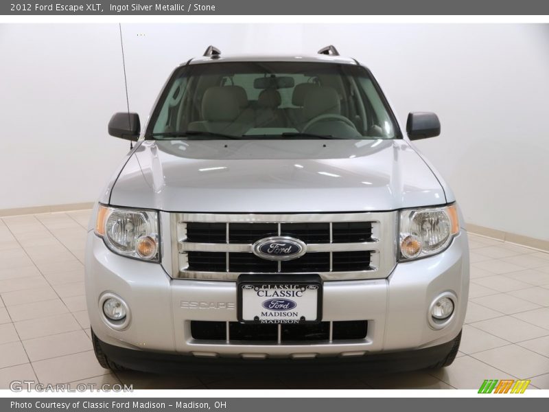 Ingot Silver Metallic / Stone 2012 Ford Escape XLT