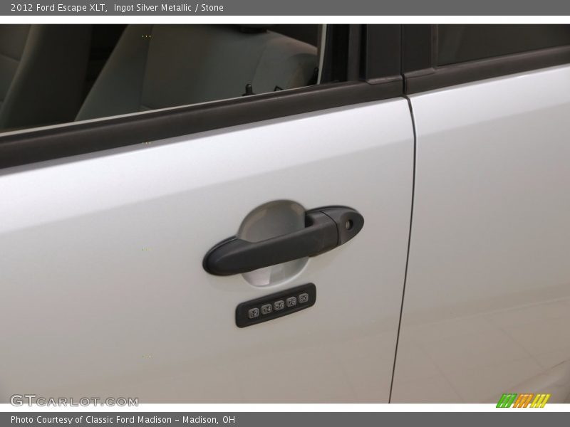 Ingot Silver Metallic / Stone 2012 Ford Escape XLT