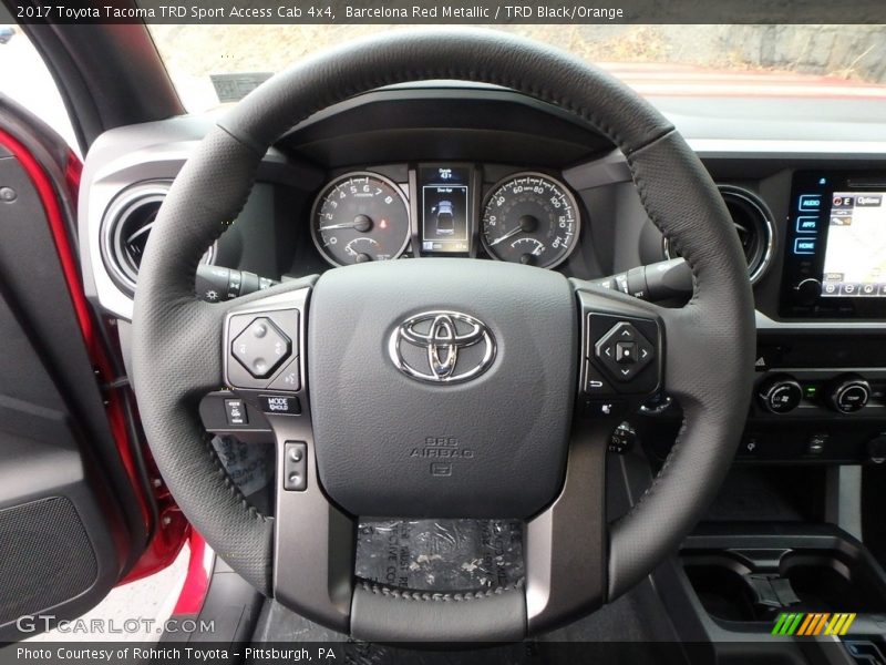 Barcelona Red Metallic / TRD Black/Orange 2017 Toyota Tacoma TRD Sport Access Cab 4x4
