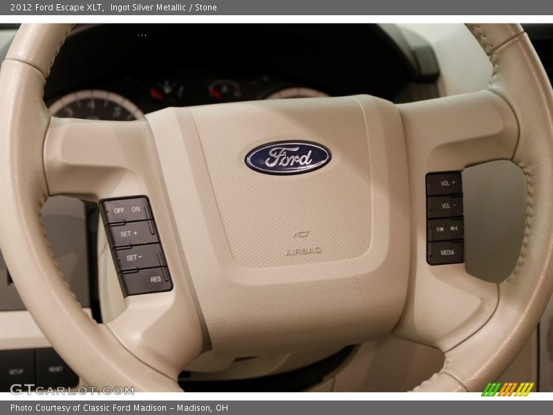 Ingot Silver Metallic / Stone 2012 Ford Escape XLT