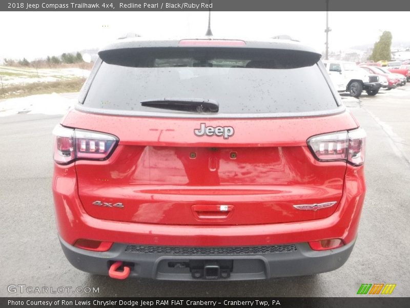 Redline Pearl / Black/Ruby Red 2018 Jeep Compass Trailhawk 4x4