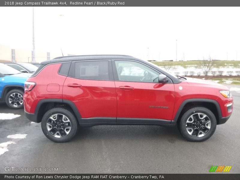Redline Pearl / Black/Ruby Red 2018 Jeep Compass Trailhawk 4x4