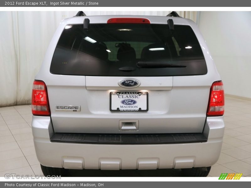 Ingot Silver Metallic / Stone 2012 Ford Escape XLT