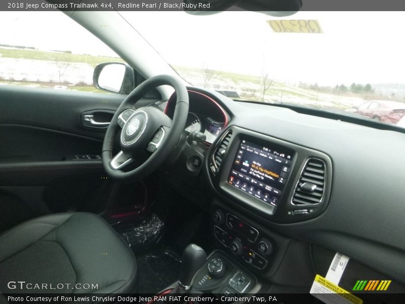 Redline Pearl / Black/Ruby Red 2018 Jeep Compass Trailhawk 4x4