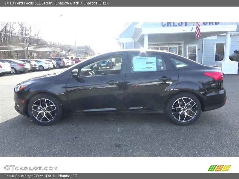 Shadow Black / Charcoal Black 2018 Ford Focus SEL Sedan