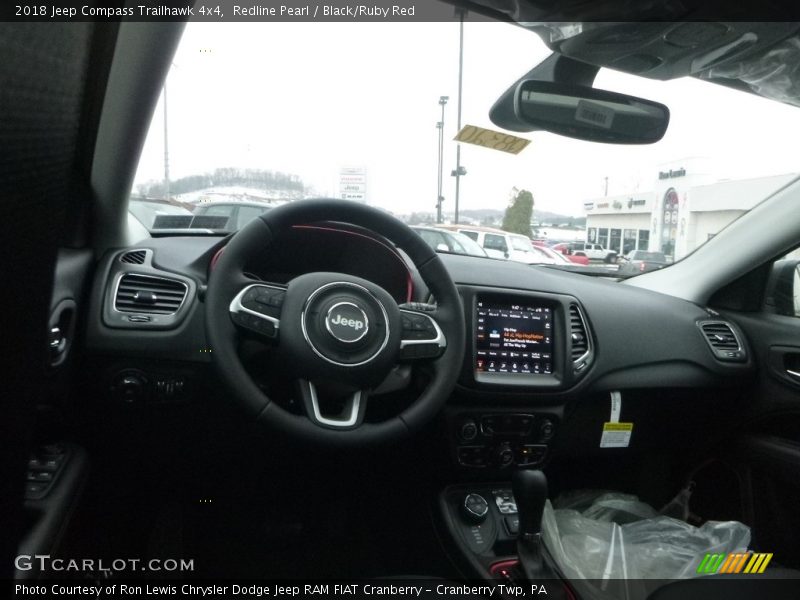 Redline Pearl / Black/Ruby Red 2018 Jeep Compass Trailhawk 4x4