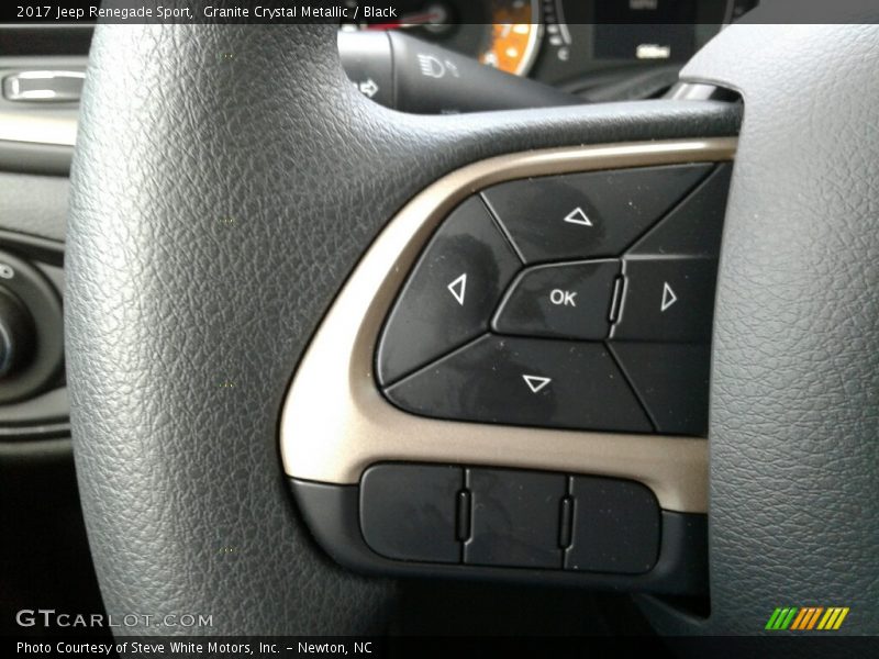 Granite Crystal Metallic / Black 2017 Jeep Renegade Sport