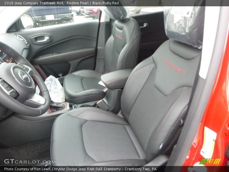 Redline Pearl / Black/Ruby Red 2018 Jeep Compass Trailhawk 4x4