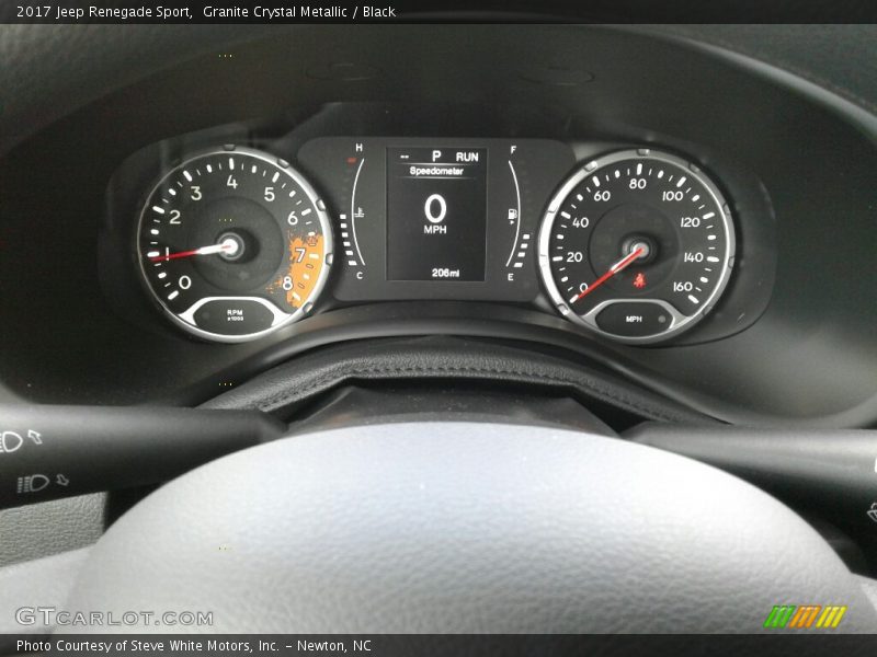Granite Crystal Metallic / Black 2017 Jeep Renegade Sport
