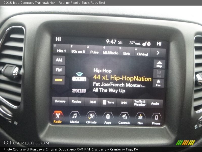 Redline Pearl / Black/Ruby Red 2018 Jeep Compass Trailhawk 4x4