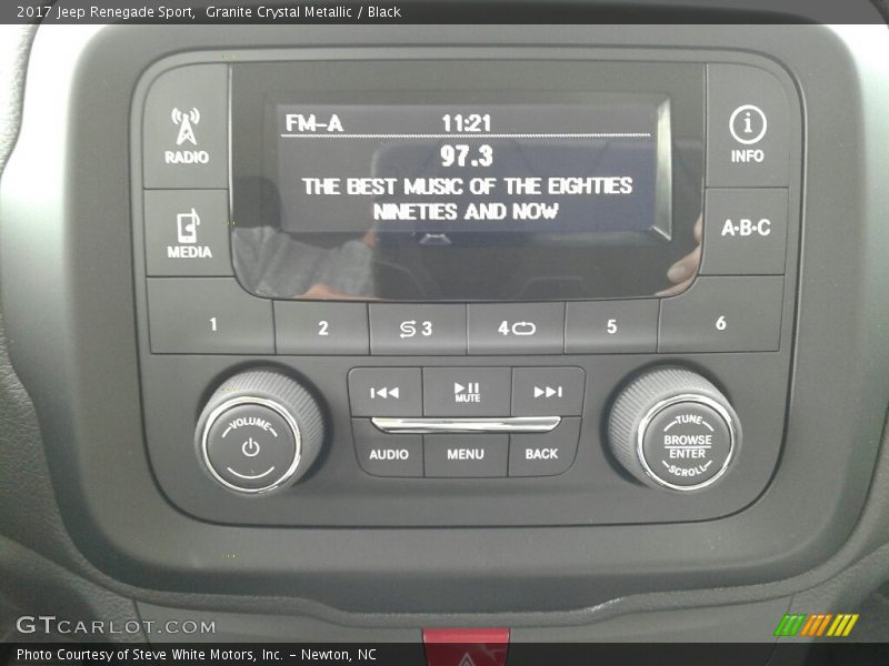 Granite Crystal Metallic / Black 2017 Jeep Renegade Sport