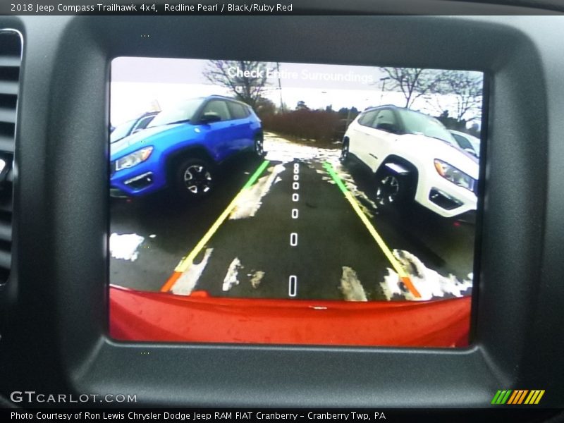 Redline Pearl / Black/Ruby Red 2018 Jeep Compass Trailhawk 4x4