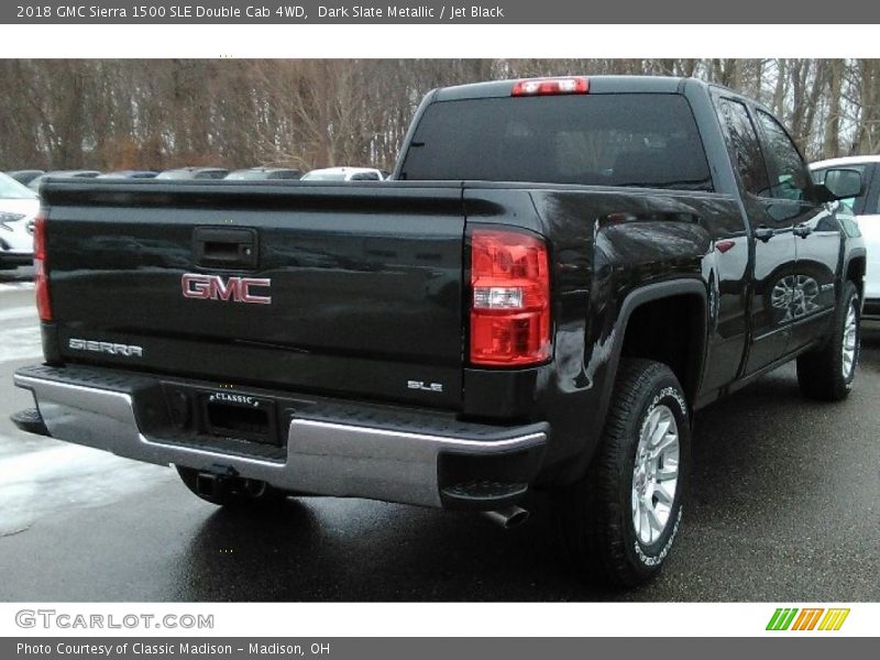 Dark Slate Metallic / Jet Black 2018 GMC Sierra 1500 SLE Double Cab 4WD