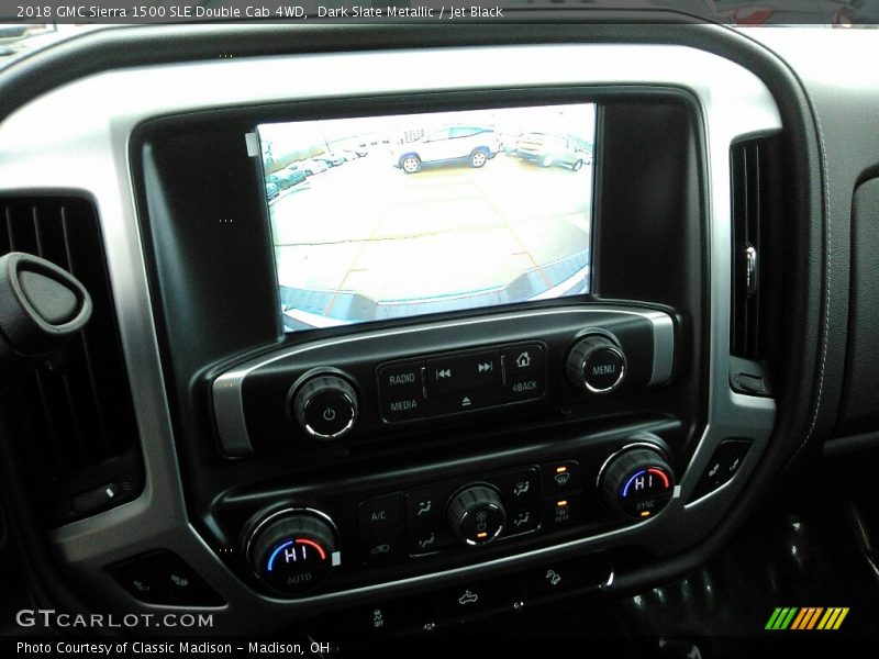 Dark Slate Metallic / Jet Black 2018 GMC Sierra 1500 SLE Double Cab 4WD