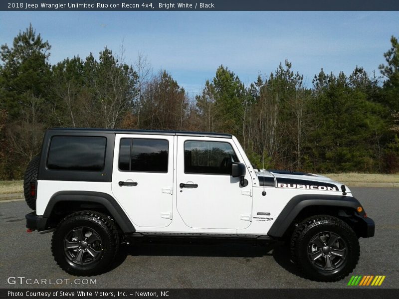 Bright White / Black 2018 Jeep Wrangler Unlimited Rubicon Recon 4x4