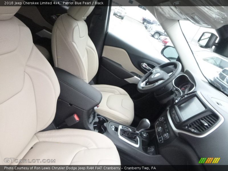Patriot Blue Pearl / Black 2018 Jeep Cherokee Limited 4x4