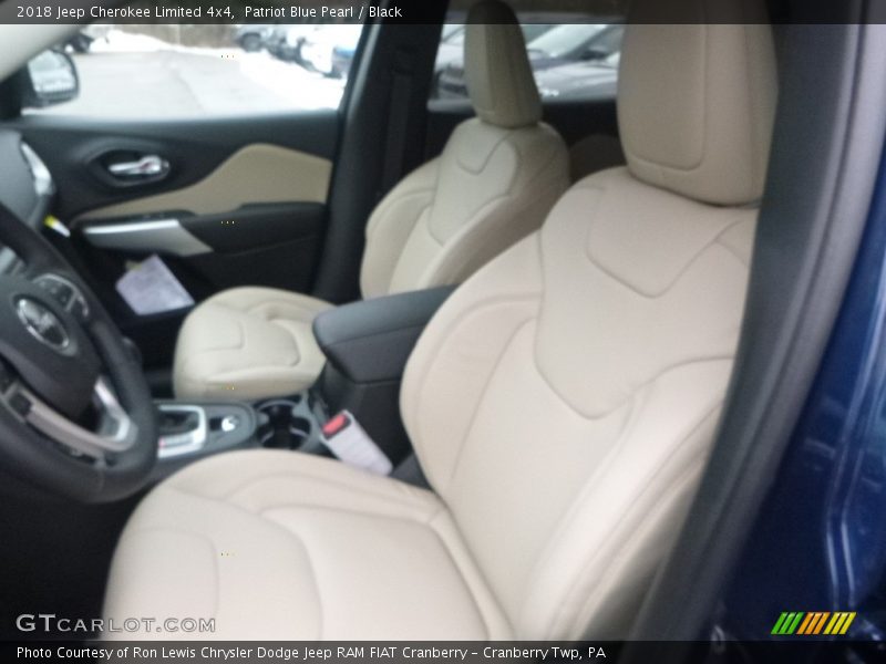 Patriot Blue Pearl / Black 2018 Jeep Cherokee Limited 4x4