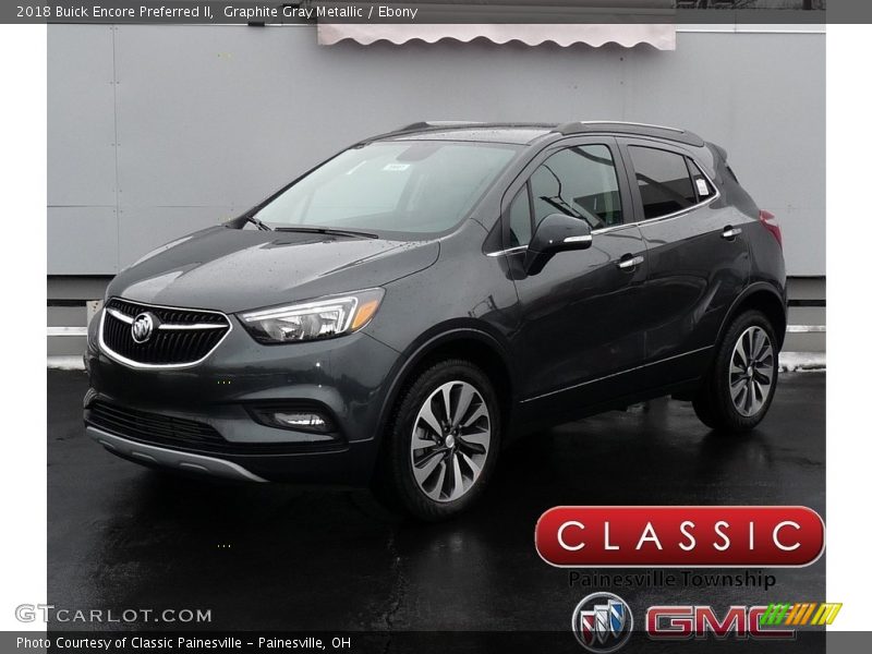 Graphite Gray Metallic / Ebony 2018 Buick Encore Preferred II