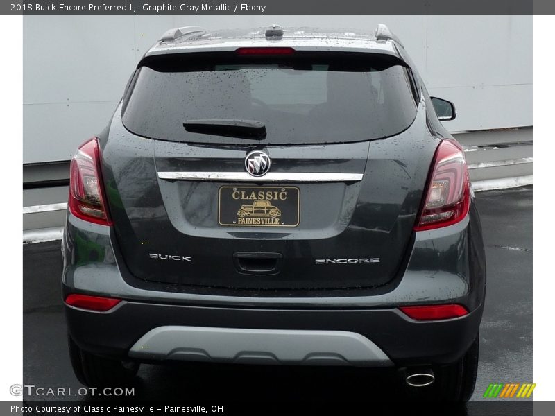 Graphite Gray Metallic / Ebony 2018 Buick Encore Preferred II