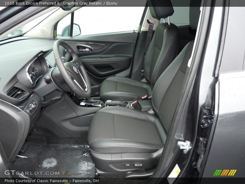 Graphite Gray Metallic / Ebony 2018 Buick Encore Preferred II