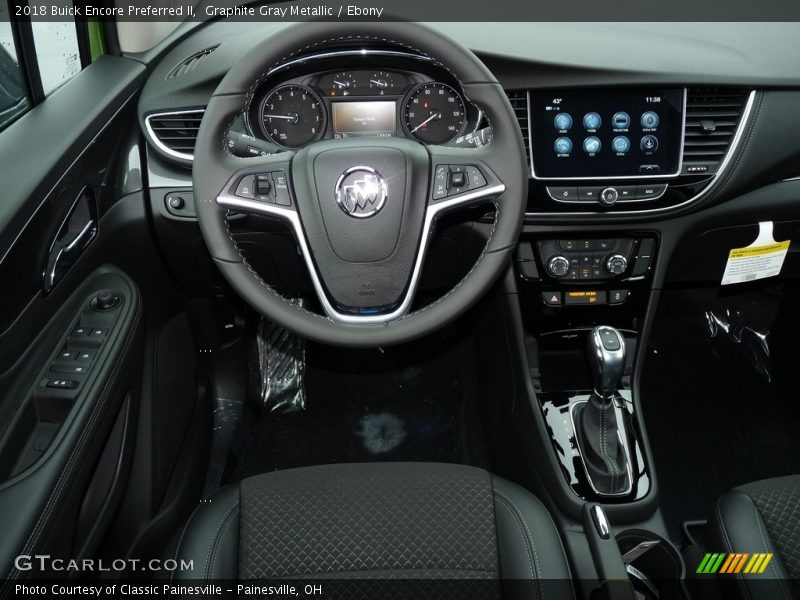 Graphite Gray Metallic / Ebony 2018 Buick Encore Preferred II
