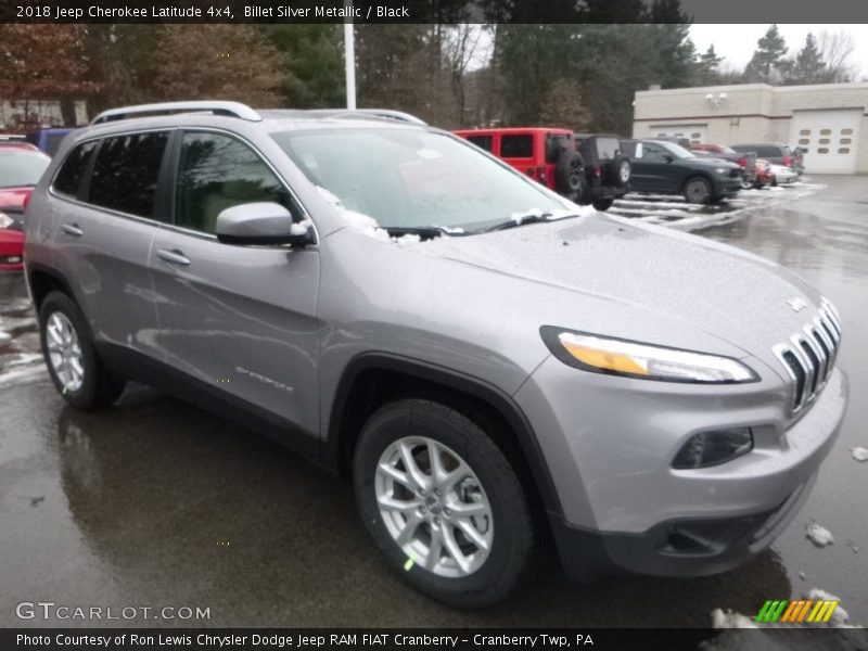 Billet Silver Metallic / Black 2018 Jeep Cherokee Latitude 4x4