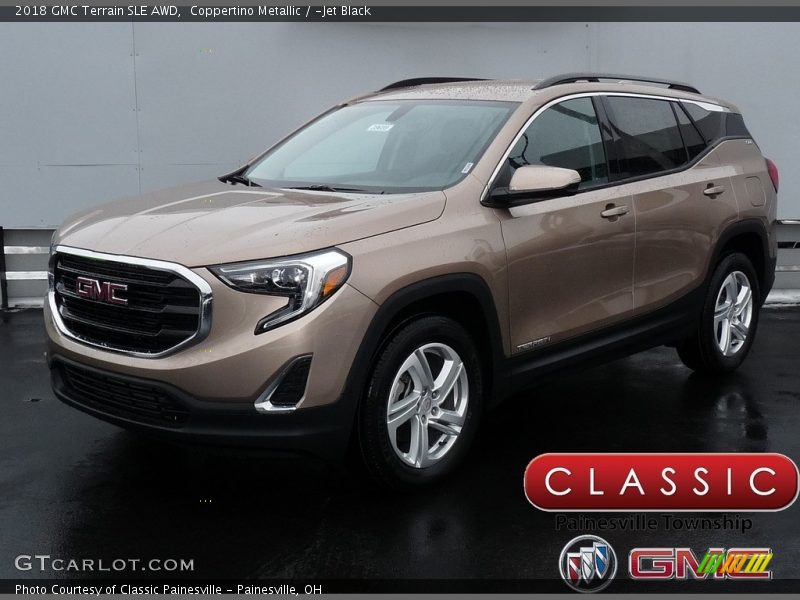 Coppertino Metallic / ­Jet Black 2018 GMC Terrain SLE AWD