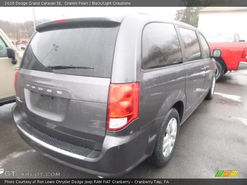 Granite Pearl / Black/Light Graystone 2018 Dodge Grand Caravan SE