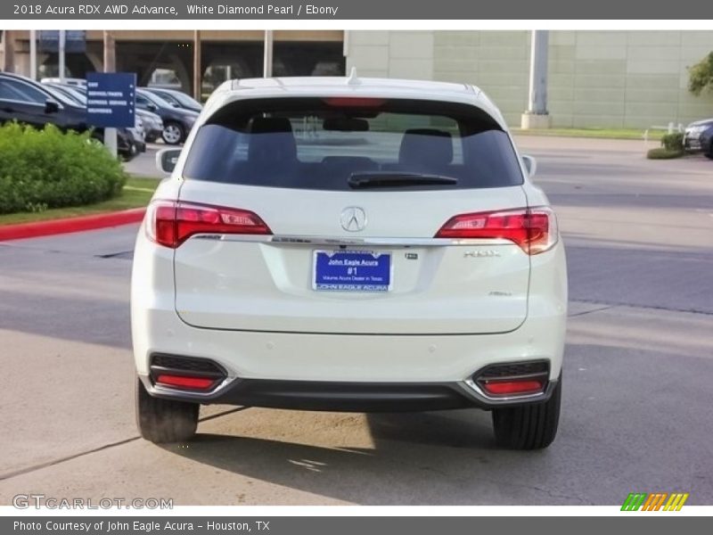 White Diamond Pearl / Ebony 2018 Acura RDX AWD Advance