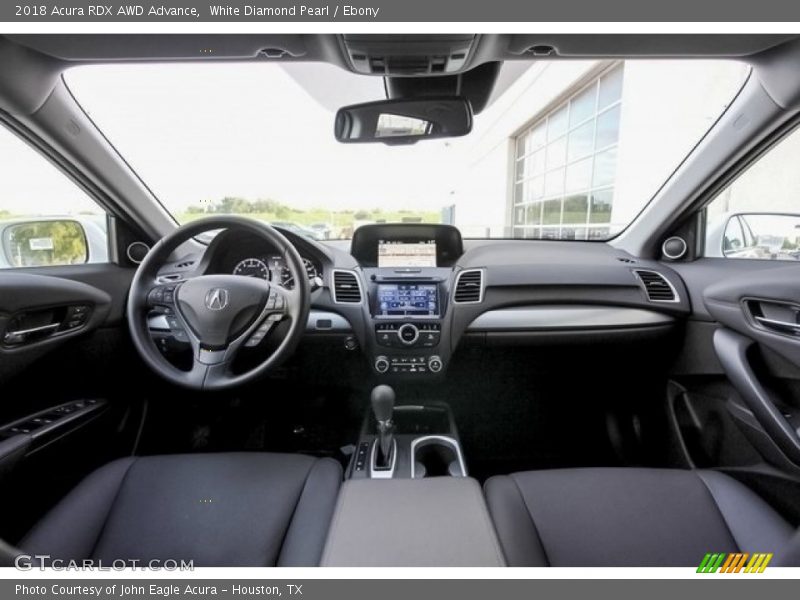 White Diamond Pearl / Ebony 2018 Acura RDX AWD Advance