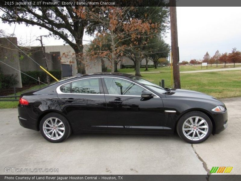 Ebony / Barley/Warm Charcoal 2015 Jaguar XF 2.0T Premium