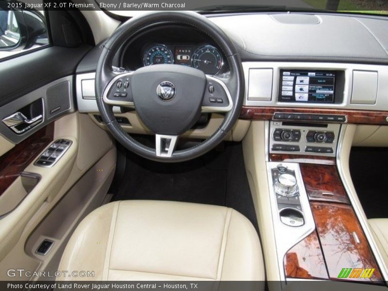 Ebony / Barley/Warm Charcoal 2015 Jaguar XF 2.0T Premium