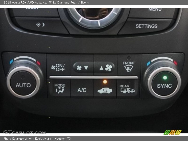 White Diamond Pearl / Ebony 2018 Acura RDX AWD Advance