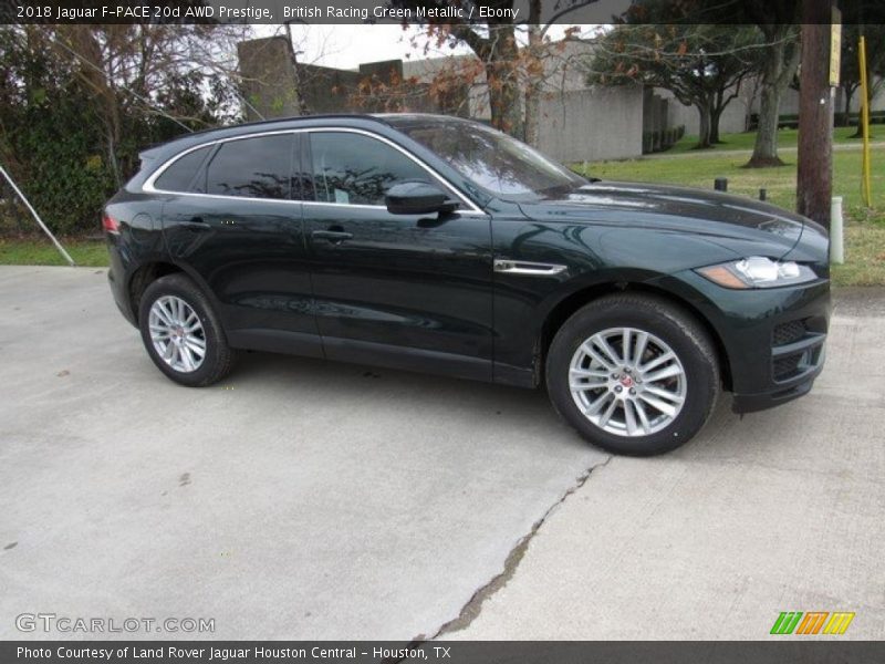 British Racing Green Metallic / Ebony 2018 Jaguar F-PACE 20d AWD Prestige