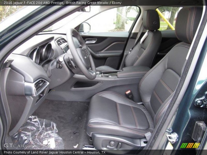  2018 F-PACE 20d AWD Prestige Ebony Interior