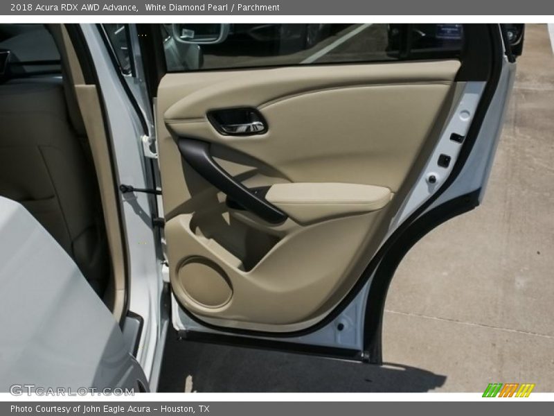 White Diamond Pearl / Parchment 2018 Acura RDX AWD Advance