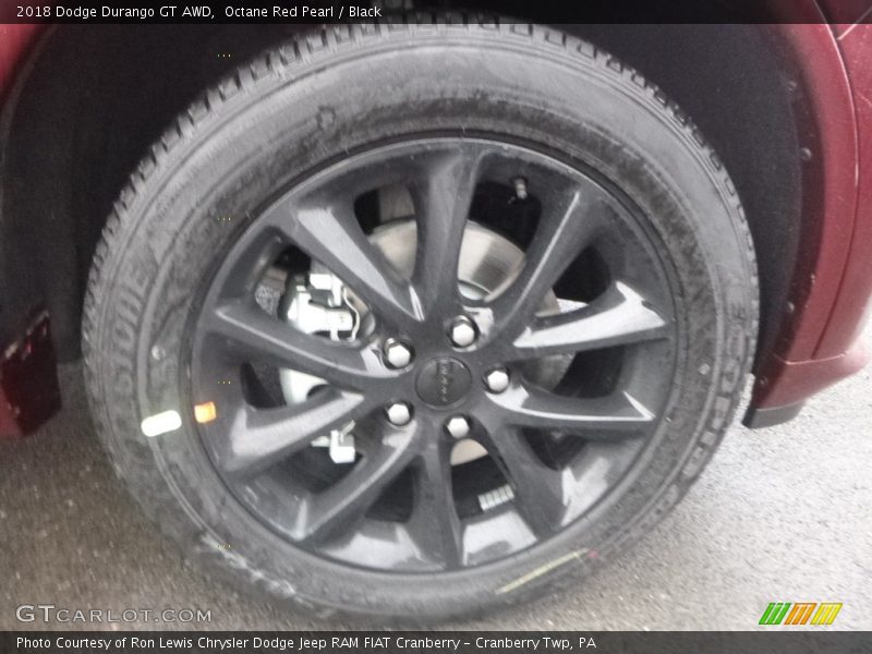 Octane Red Pearl / Black 2018 Dodge Durango GT AWD