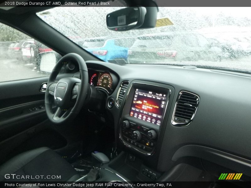 Octane Red Pearl / Black 2018 Dodge Durango GT AWD