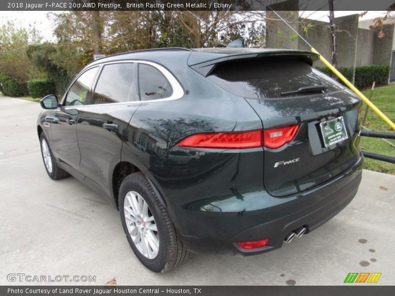 British Racing Green Metallic / Ebony 2018 Jaguar F-PACE 20d AWD Prestige